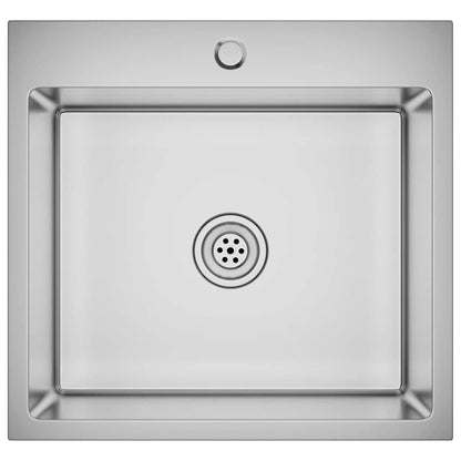 Lavello da Cucina Lavorato a Mano in Acciaio Inox - homemem39