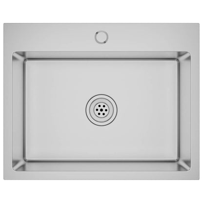 Lavello da Cucina Lavorato a Mano in Acciaio Inox | homemem39
