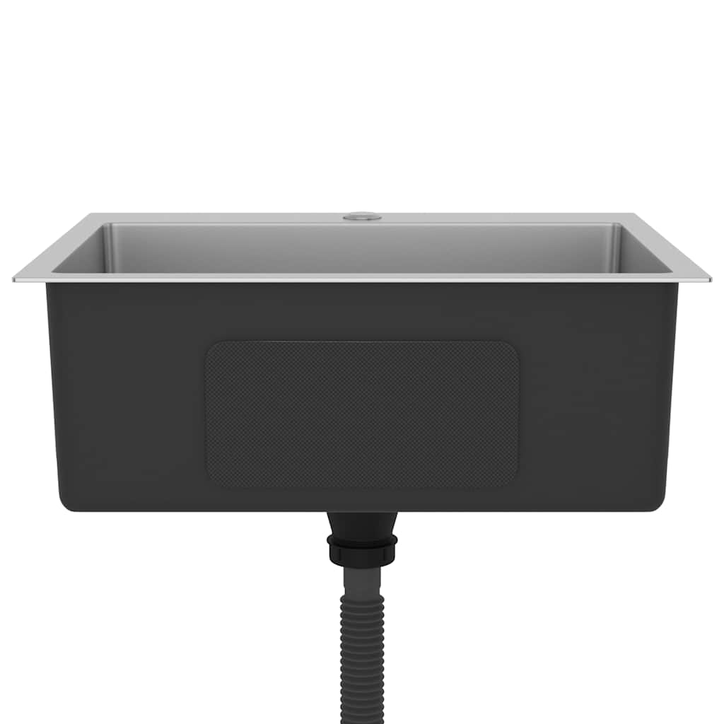 Lavello da Cucina Lavorato a Mano in Acciaio Inox - homemem39