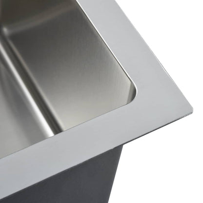 Lavello da Cucina Lavorato a Mano in Acciaio Inox | homemem39