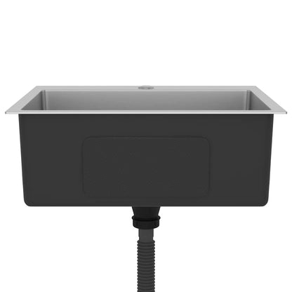 Lavello da Cucina Lavorato a Mano in Acciaio Inox | homemem39