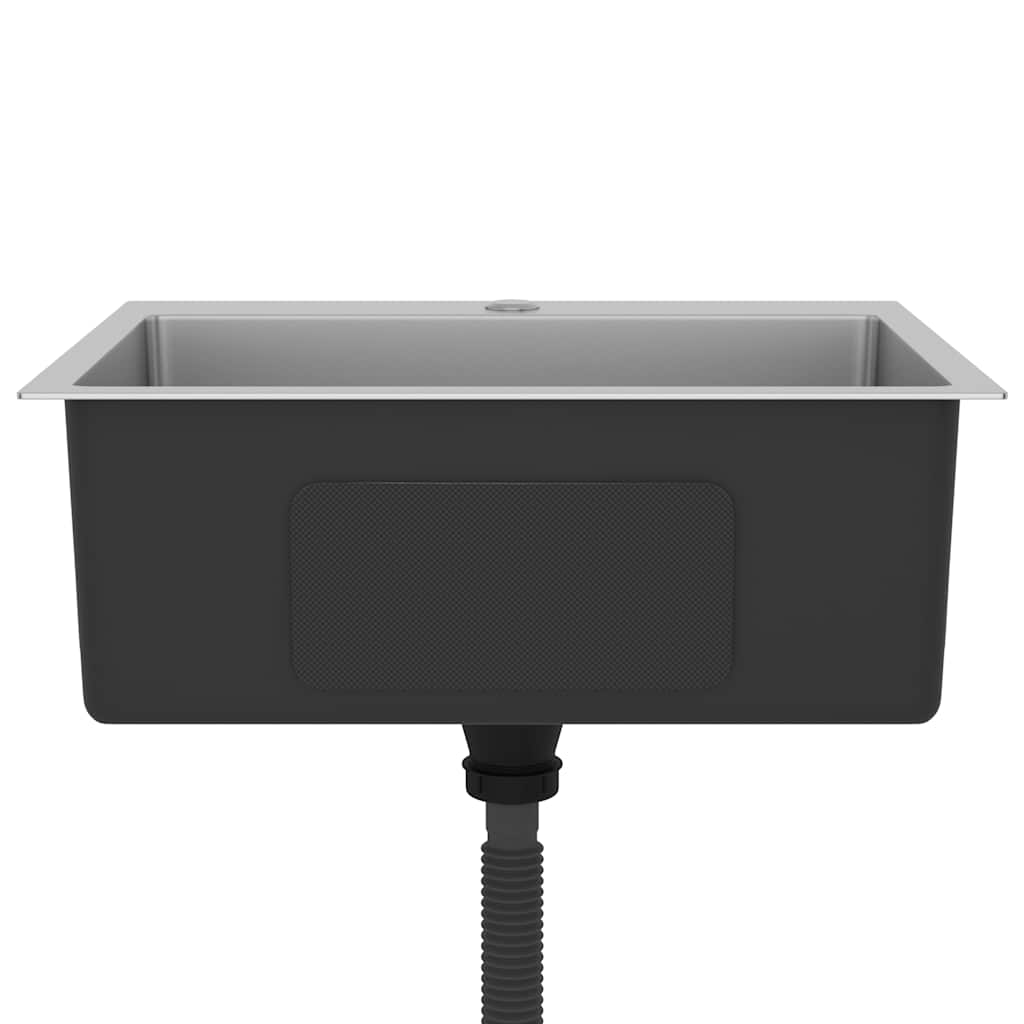 Lavello da Cucina Lavorato a Mano in Acciaio Inox - homemem39