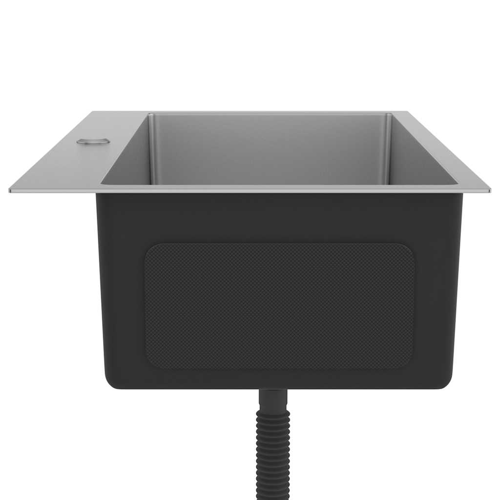 Lavello da Cucina Lavorato a Mano in Acciaio Inox - homemem39