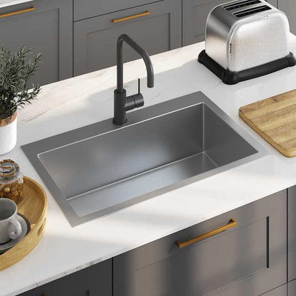 Lavello da Cucina Lavorato a Mano in Acciaio Inox | homemem39