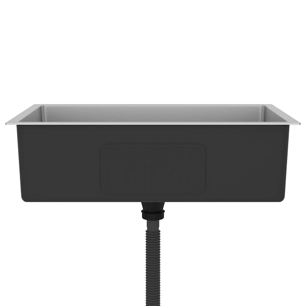 Lavello da Cucina Lavorato a Mano in Acciaio Inox - homemem39