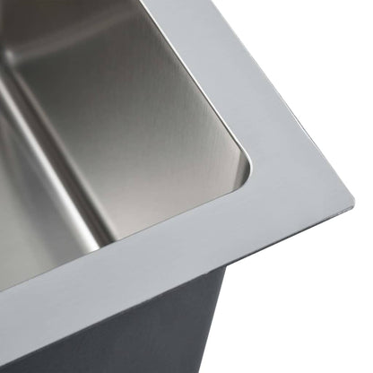 Lavello da Cucina Lavorato a Mano in Acciaio Inox | homemem39