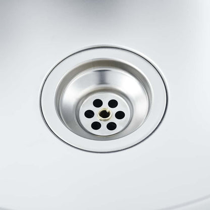 Lavello da Cucina Lavorato a Mano in Acciaio Inox | homemem39
