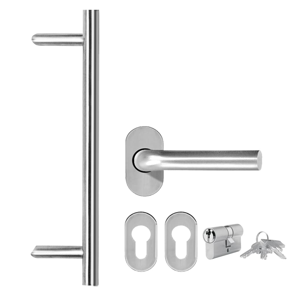 Porta di Ingresso Antracite 88x200 cm | homemem39