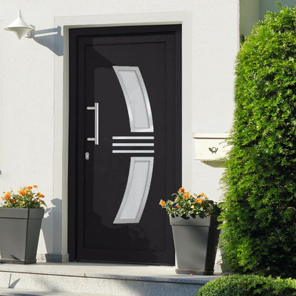 Porta di Ingresso Antracite 88x200 cm | homemem39