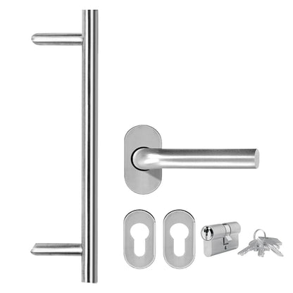 Porta di Ingresso Antracite 98x208 cm | homemem39