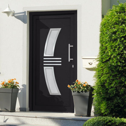 Porta di Ingresso Antracite 108x208 cm | homemem39