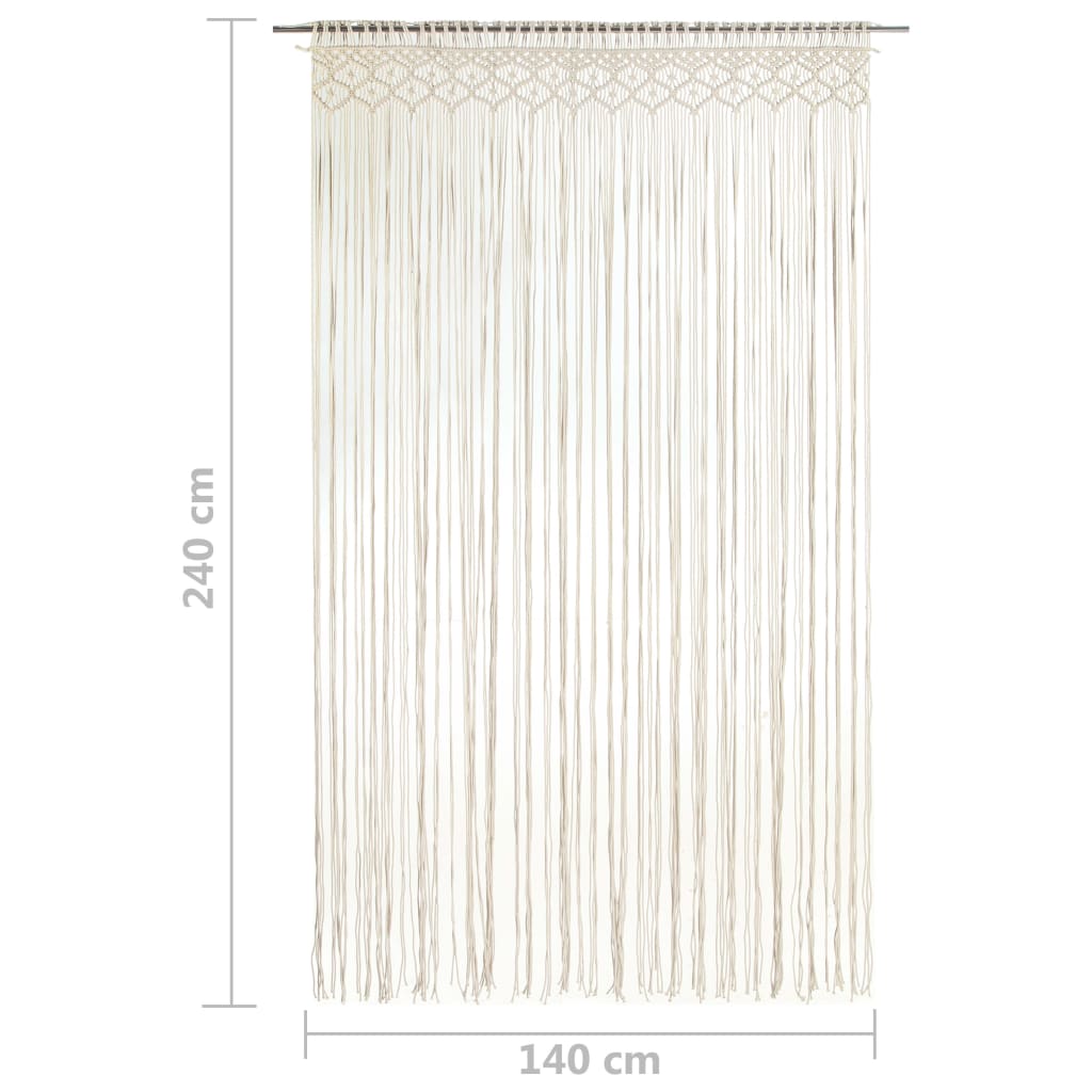 Tenda Macramè 140x240 cm in Cotone | homemem39