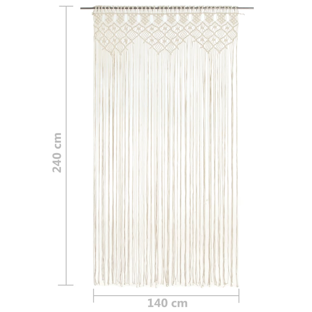 Tenda Macramè 140x240 cm in Cotone | homemem39