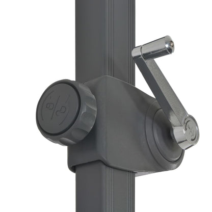 Ombrellone a Sbalzo con Palo in Alluminio 300 cm Antracite | homemem39