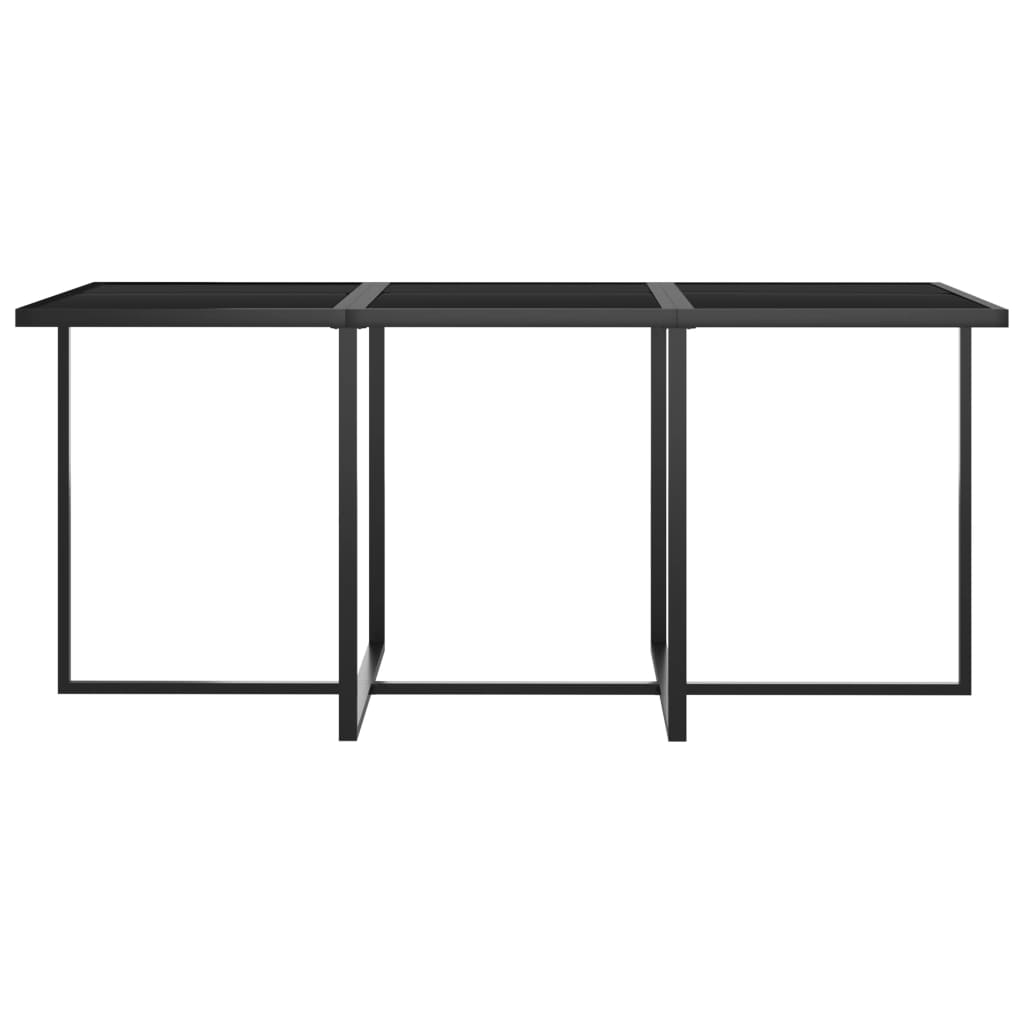 Set da Pranzo per Esterni 7 pz con Cuscini in Polyrattan Grigio | homemem39