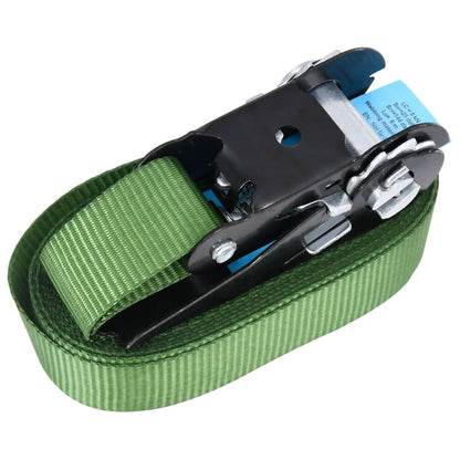 Cinghie d'Ancoraggio a Cricchetto 4 pz 800 daN 6m Verde | homemem39