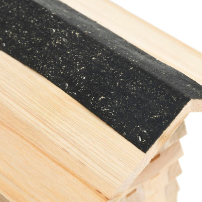 Casetta delle Api in Legno Massello di Abete 22x20x20 cm - homemem39