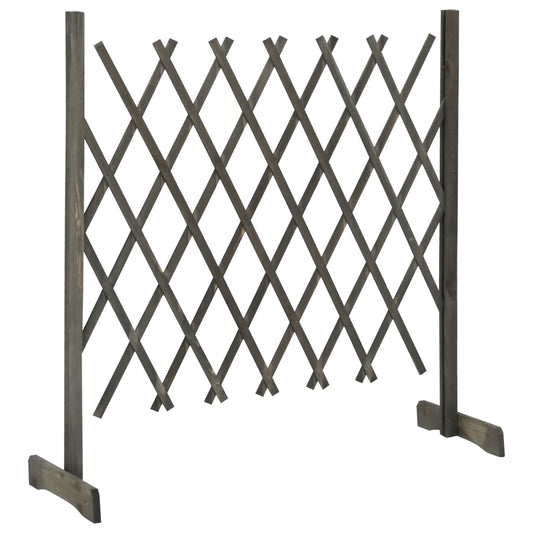 Traliccio da Giardino Grigio 120x90 cm in Massello di Abete | homemem39