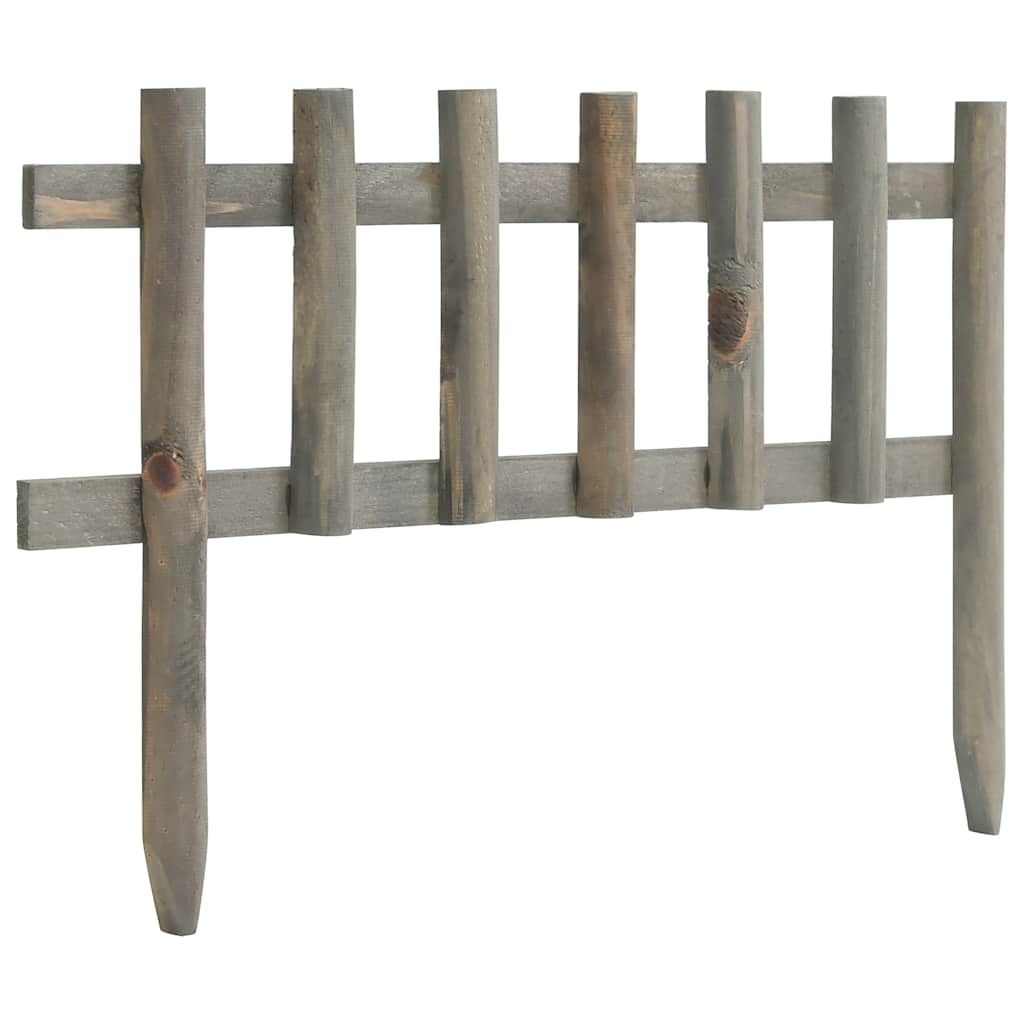 Bordature per Prato 10 pz in Legno di Abete 4,4 m | homemem39