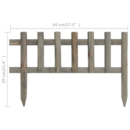 Bordature per Prato 10 pz in Legno di Abete 4,4 m | homemem39