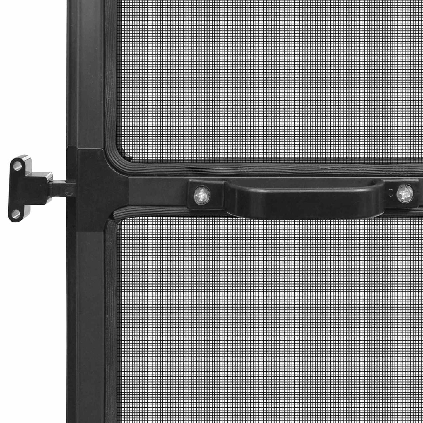 Schermo Insetti a Battente Antracite e Nero 100 x 215 cm | homemem39
