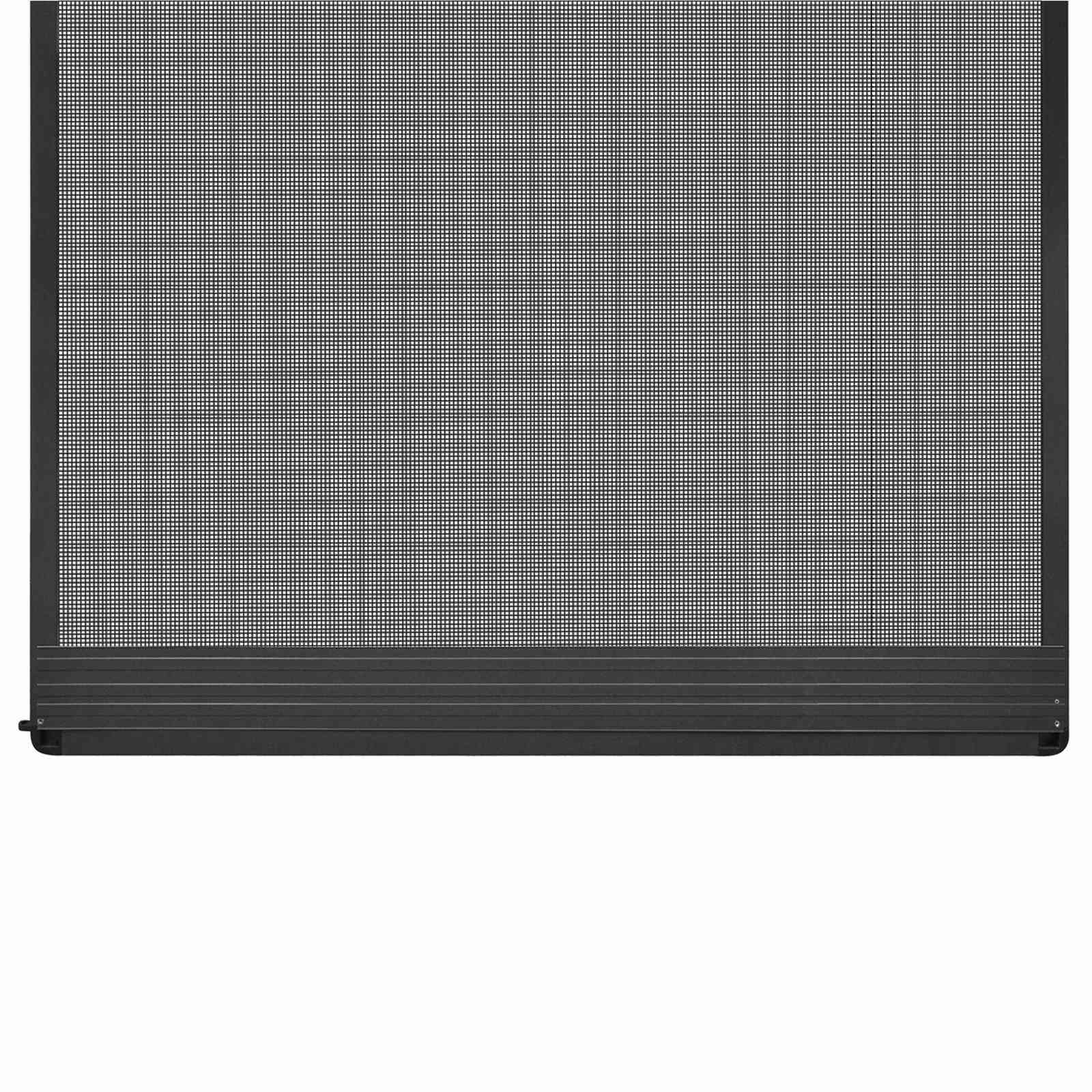 Schermo Insetti a Battente Antracite e Nero 120 x 240 cm | homemem39