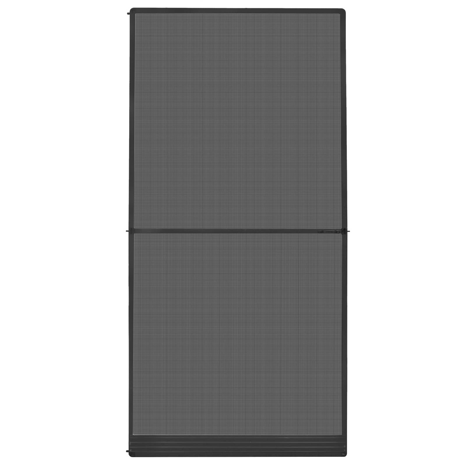Schermo Insetti a Battente Antracite e Nero 120 x 240 cm | homemem39