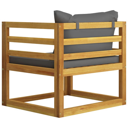 Set Divani da Giardino 5 pz con Cuscini in Massello di Acacia - homemem39