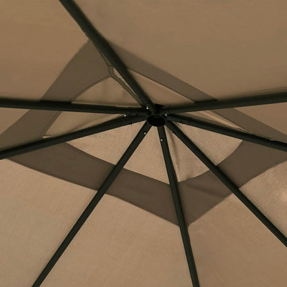 Gazebo con Montanti Rivestiti 3x3x2,6 m Talpa 160 g/m² | homemem39
