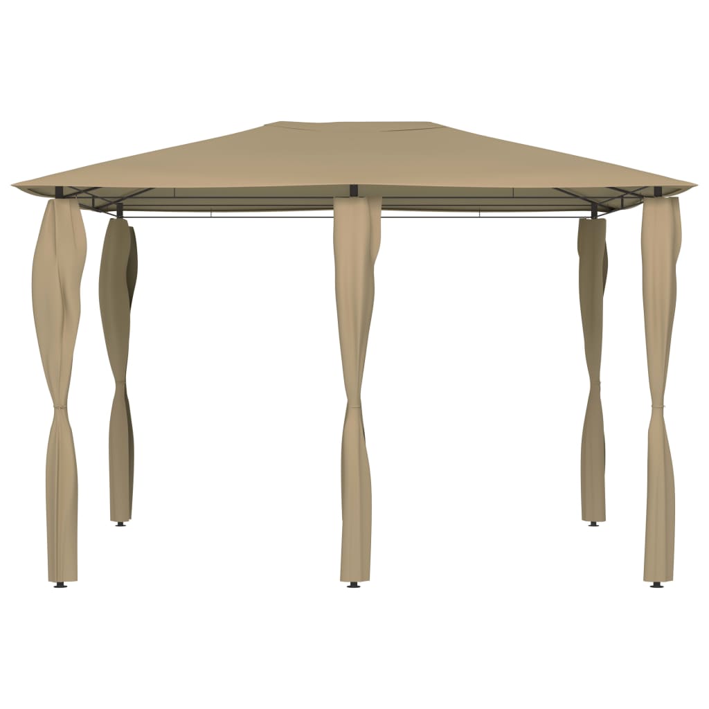 Gazebo con Montanti Rivestiti 3x4x2,6 m Talpa 160 g/m² | homemem39