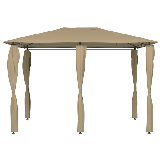 Gazebo con Montanti Rivestiti 3x4x2,6 m Talpa 160 g/m² - homemem39