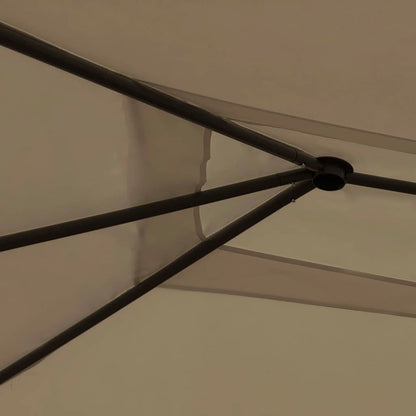 Gazebo con Montanti Rivestiti 3x4x2,6 m Talpa 160 g/m² | homemem39