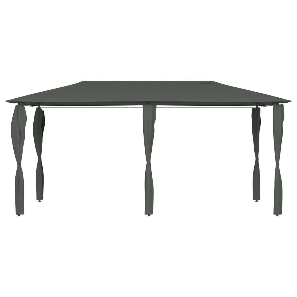 Gazebo con Montanti Rivestiti 2,98x5,3x2,59m Antracite 160 g/m² | homemem39