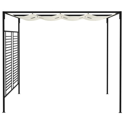 Gazebo con Tetto Retrattile 3x4x2,3 m Crema 180 g/m² | homemem39