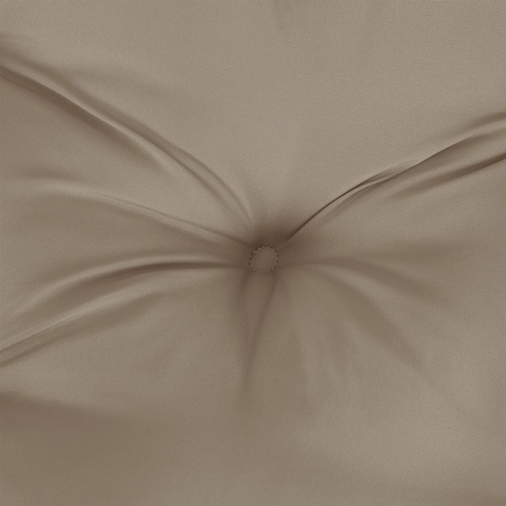 Cuscini per Sedia 4 pz Tortora 50x50x7 cm Tessuto Oxford | homemem39