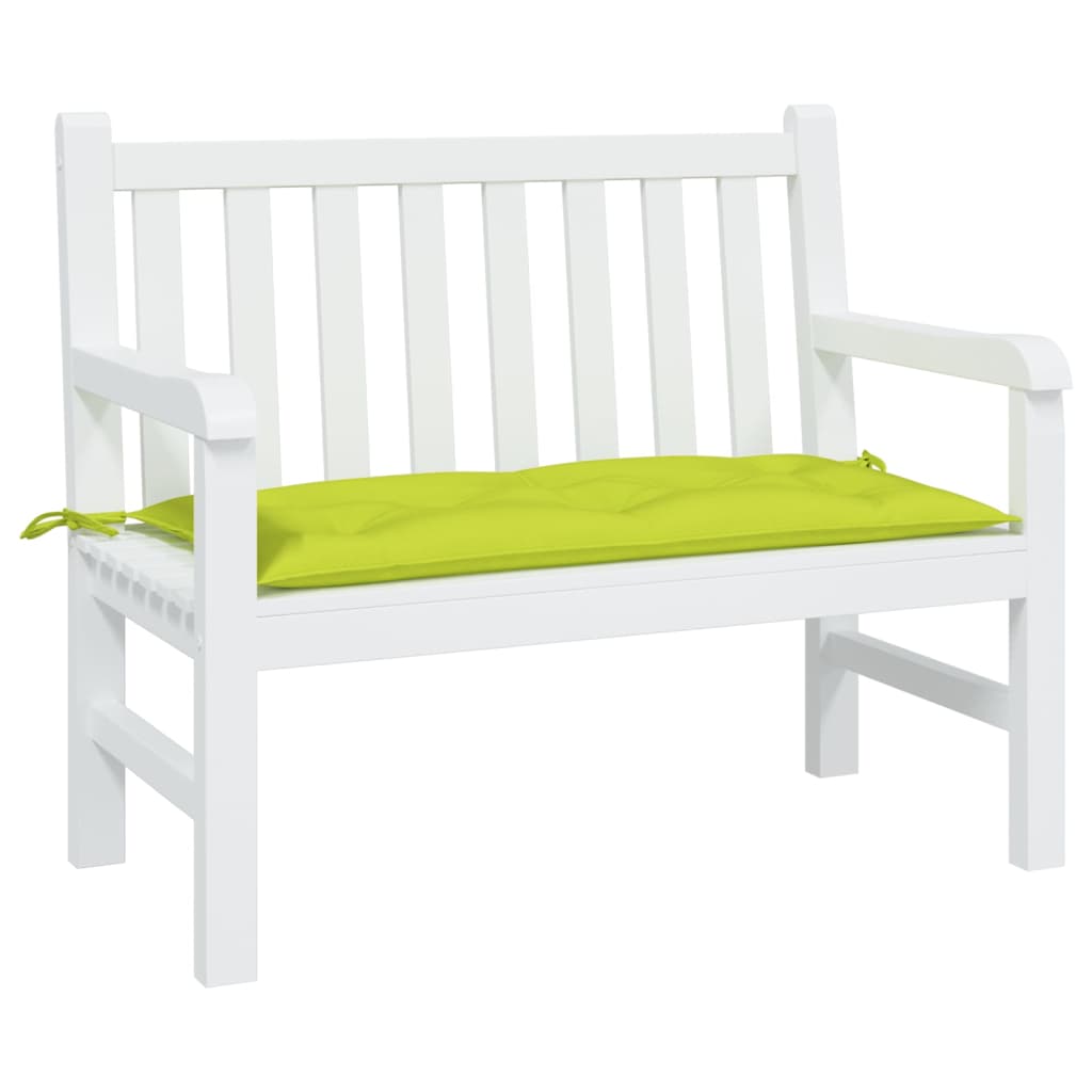 Cuscino per Panca Verde Brillante 100x50x7 cm in Tessuto Oxford | homemem39