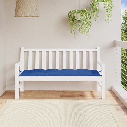 Cuscino per Panca Blu 150x50x7 cm in Tessuto Oxford - homemem39