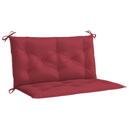 Cuscino per Panca Rosso Vino 100x(50+50)x7cm in Tessuto Oxford