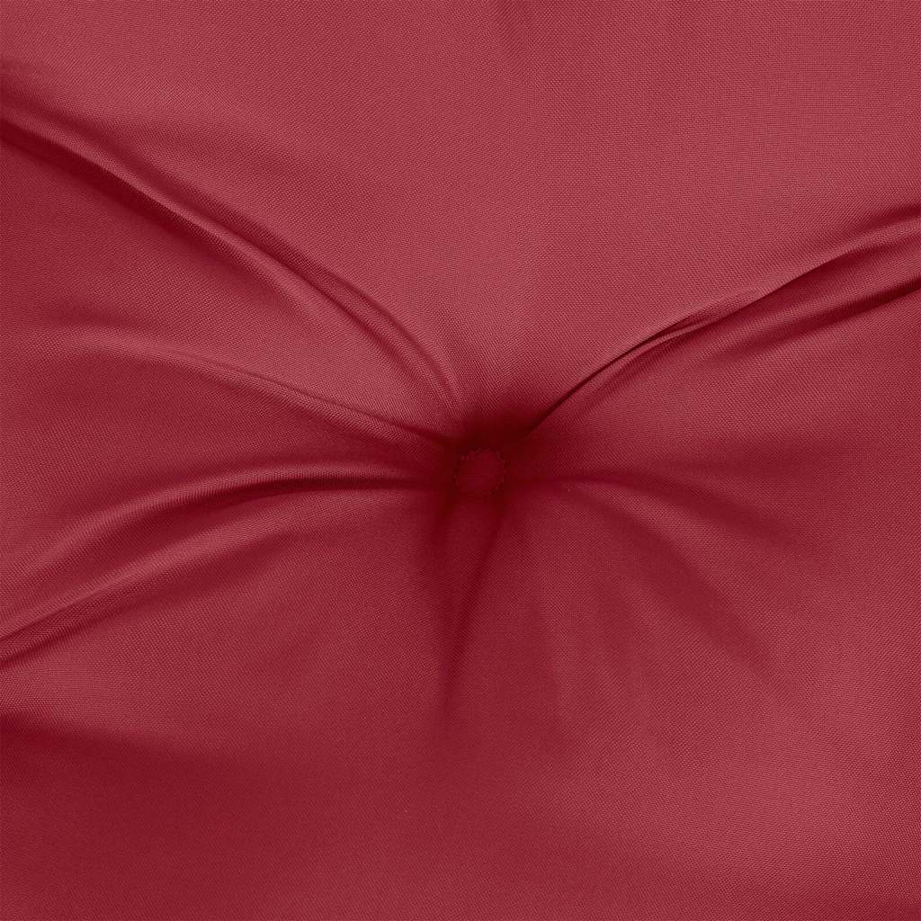 Cuscino per Panca Rosso Vino 100x(50+50)x7cm in Tessuto Oxford