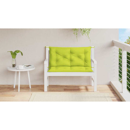 Cuscino Panca Verde Intenso 100x(50+50)x7cm in Tessuto Oxford | homemem39