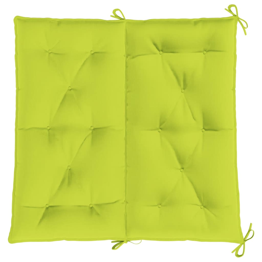 Cuscino Panca Verde Intenso 100x(50+50)x7cm in Tessuto Oxford