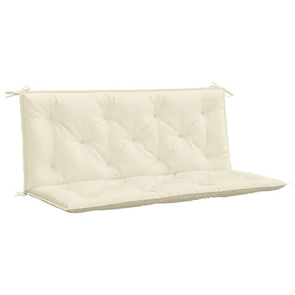 Cuscino per Panca Bianco Crema 120x(50+50)x7cm Tessuto Oxford | homemem39