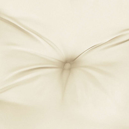 Cuscino per Panca Bianco Crema 120x(50+50)x7cm Tessuto Oxford