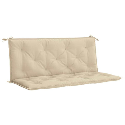 Cuscino per Panca Beige 120x(50+50)x7 cm in Tessuto Oxford