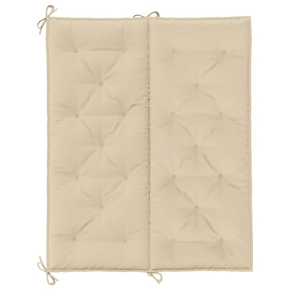 Cuscino per Panca Beige 120x(50+50)x7 cm in Tessuto Oxford