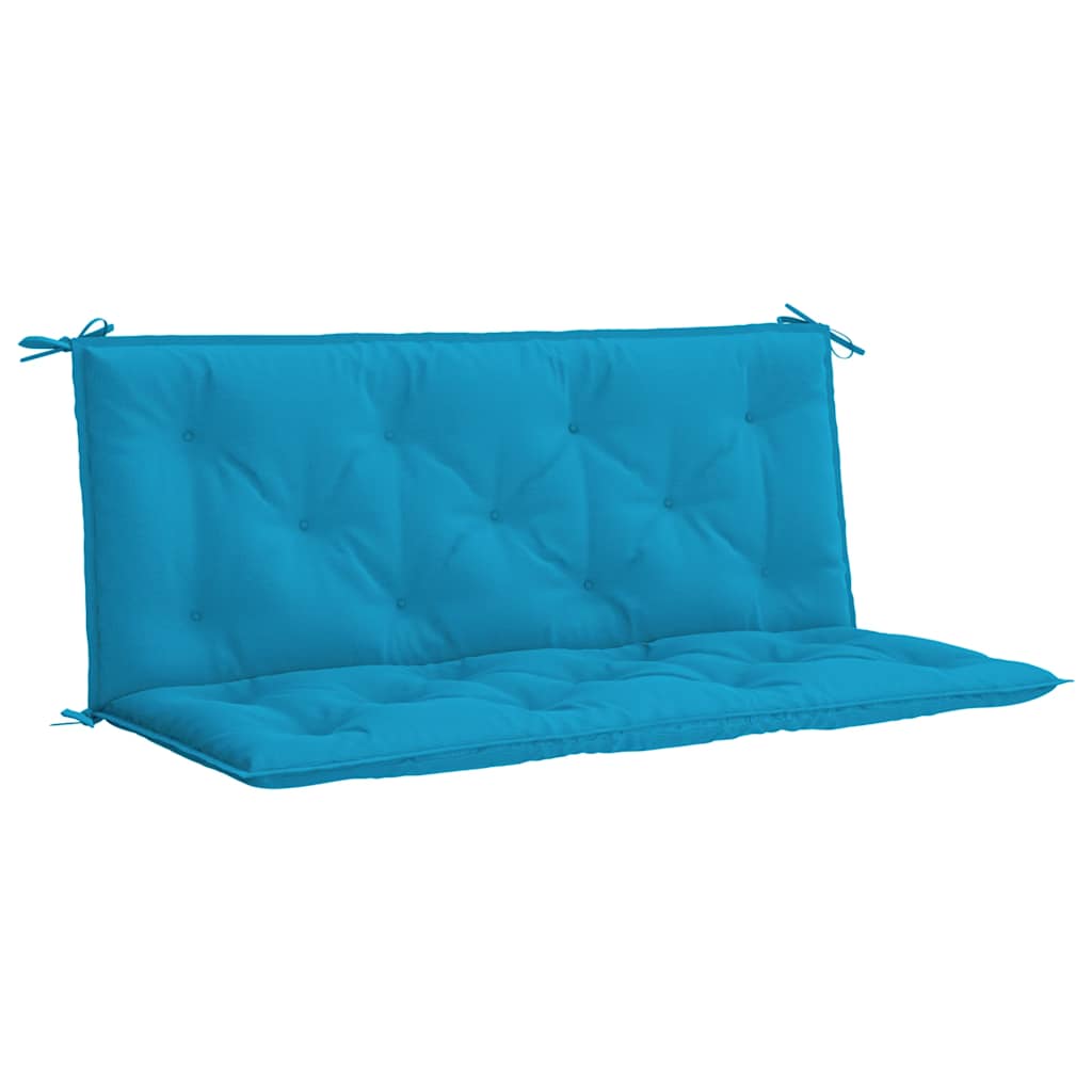 Cuscino per Panca Azzurro 120x(50+50)x7 cm in Tessuto Oxford | homemem39