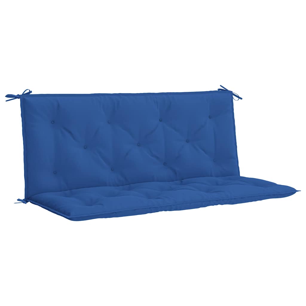 Cuscini per Panca 2 pz Blu 120x50x7 cm in Tessuto Oxford