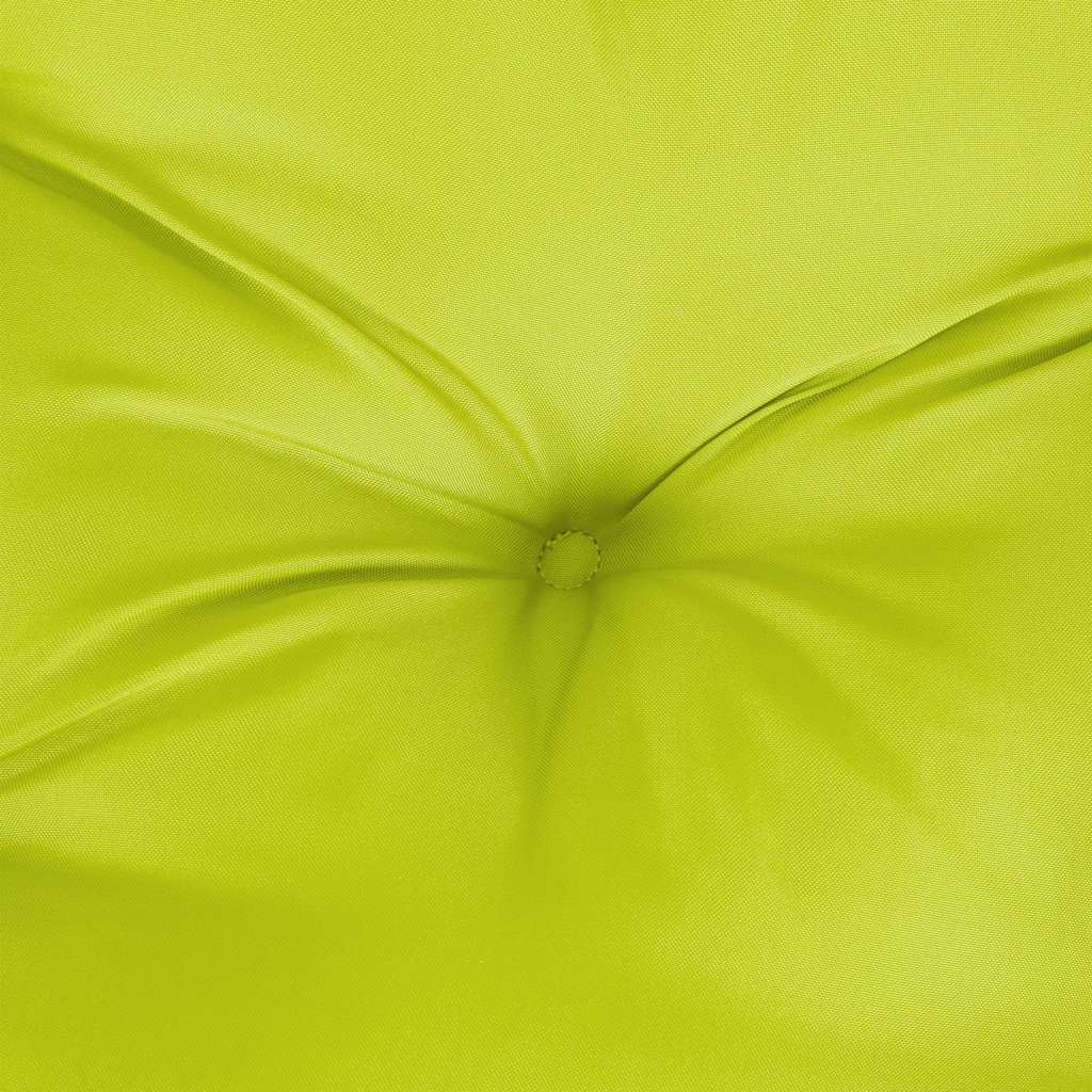 Cuscini per Panca 2 pz Verde Intenso 120x50x7 cm Tessuto Oxford