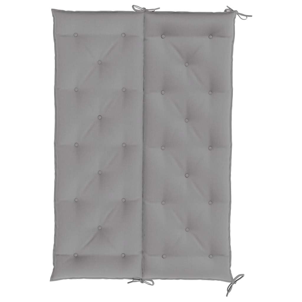 Cuscini per Panca 2 pz Grigi 150x50x7 cm in Tessuto Oxford | homemem39