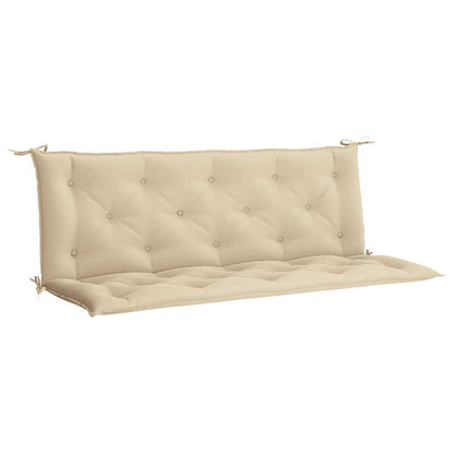 Cuscini Panca da Giardino 2pz Beige 150x50x7 cm Tessuto Oxford